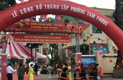 Từ ngày 1-7, Đồng Nai thêm 6 phường và 2 thị trấn